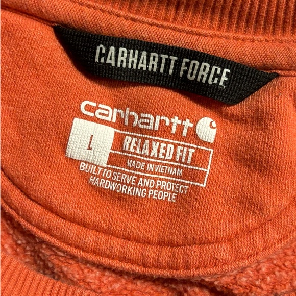 Oversized carhartt long sleeve crew neck - Picture 3 of 5